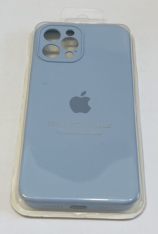 Чохол Silicone Case Copy Apple iPhone 12 Pro Max Square Blue, 11