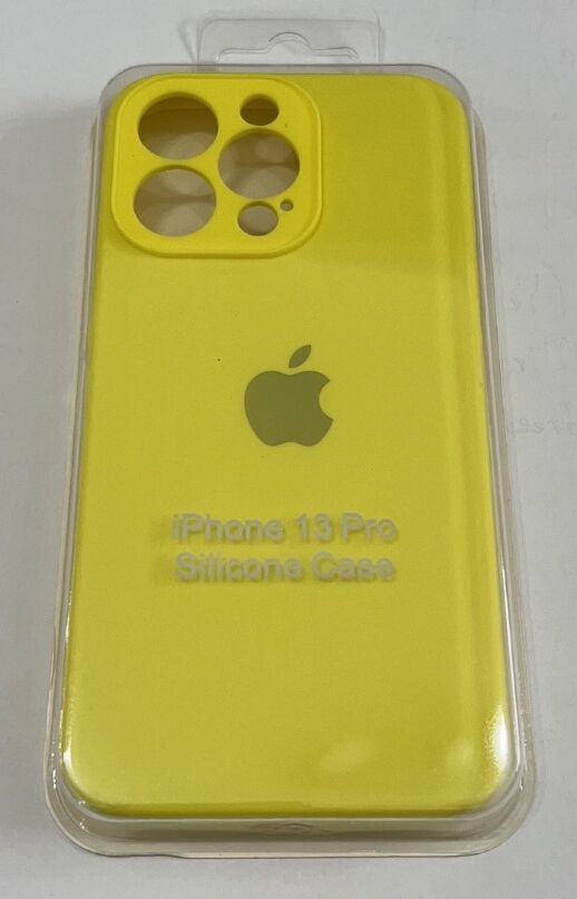 Чохол Silicone Case Copy Apple iPhone 13 Pro Square Yellow, 09