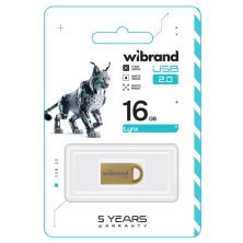 USB флеш 16Gb Wibrand lynx GOLD 2.0