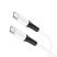 USB-C кабель HOCO X82 Type-C - Type-C SILICONE 60W 3A, 1 метр, білий