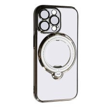 Силіконовий чохолНакладка  With Stand для Apple iPhone 14 Pro Max Silver