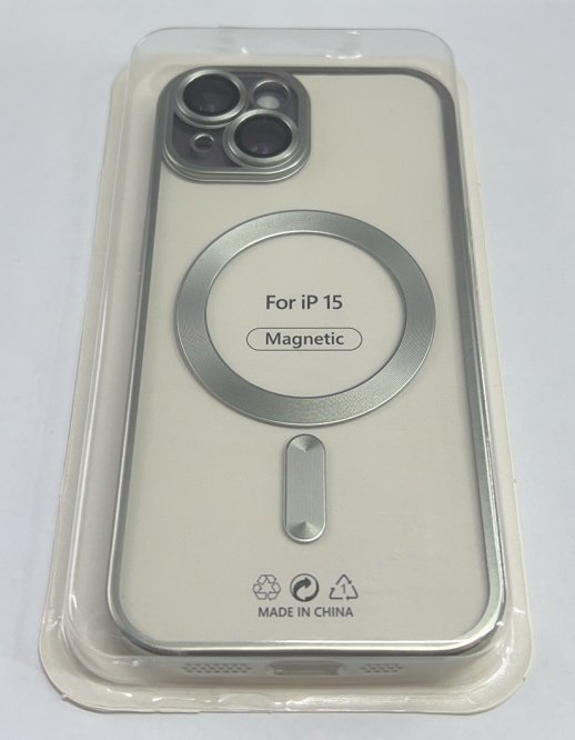 Case Magsafe With Frame Matte for Apple Iphone 15 Black