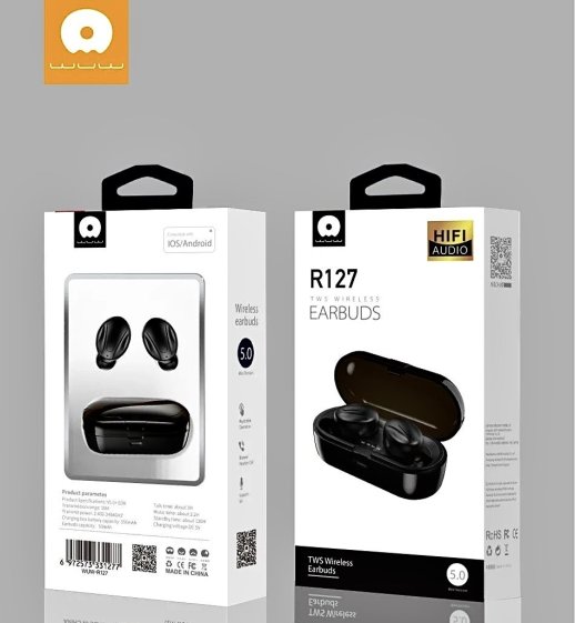 Бездротові навушники WUW R127 TWS Wireless earbuds