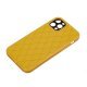 Накладка Шкiра Люкс 2021 для Apple iPhone 12 Pro Yellow