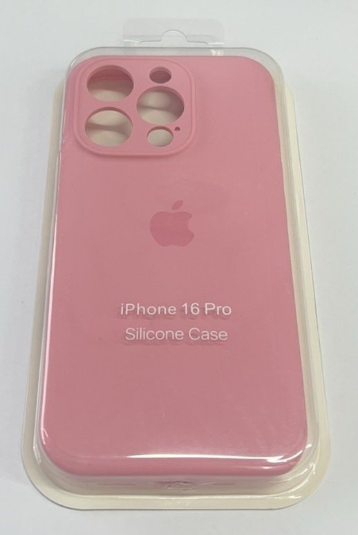 Чехол Silicone Case Copy Apple iPhone 16 Pro Square Light Pink 6