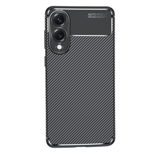 Накладка Tpu Carbon для Samsung S25 Edge Black