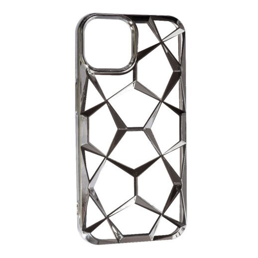 Накладка Abstraction Color для Apple iPhone 14 Silver
