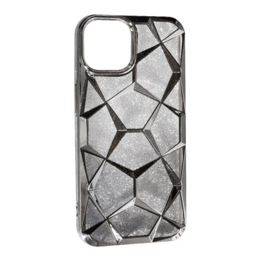 Накладка Abstraction Color для Apple iPhone 14 Silver