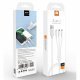 Кабель USB WUW X179 3в1 USB - Lightning/Micro/Type-C 2A БІЛИЙ