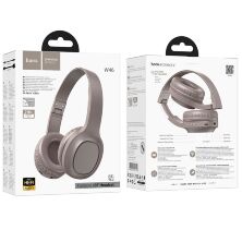 Бездротові повнорозмірні навушники HOCO W46, коричневий