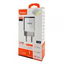 Мережевий зарядний пристрій INKAX CD-98 2.4A | 2 USB port + USB кабель Type-C для Android