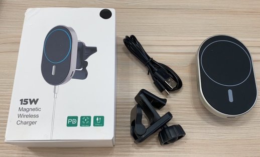 Автоутримувач Wireless MagSafe Magnetic 15W Ellipse Белый