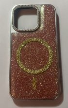 Case KWI-NI Diamond and  MagSafe Apple for Iphone 16 Pro