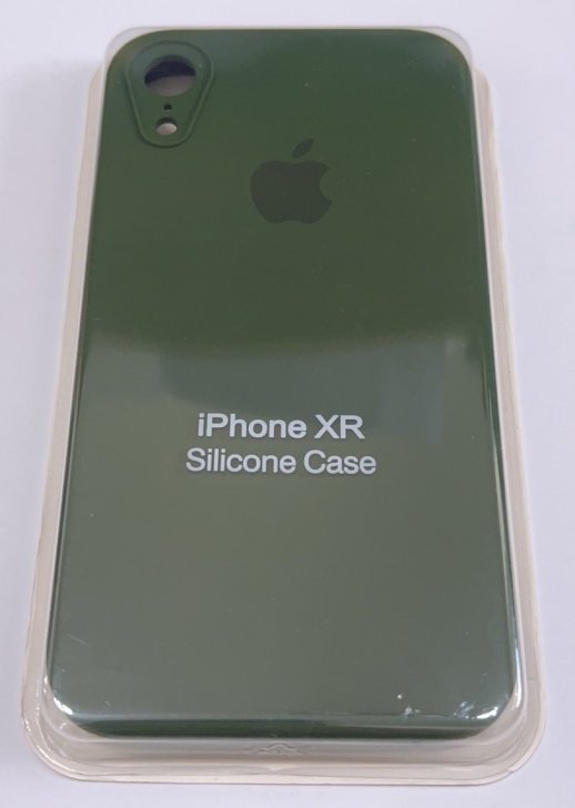 Чохол Silicone Case Copy Apple iPhone Xr Square Black 01