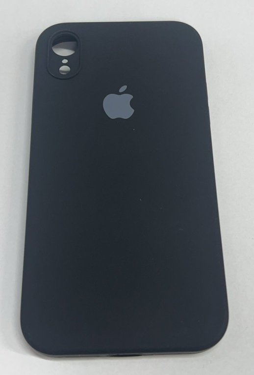 Чохол Silicone Case Copy Apple iPhone Xr Square Black 01