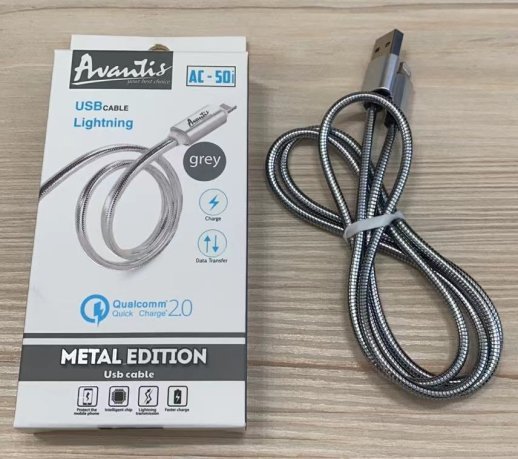 USB Cable Avantis AC-50i Metal Edition Lighting Gold