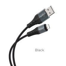 USB кабель HOCO X38 USB - Lightning 1 метр, чорний