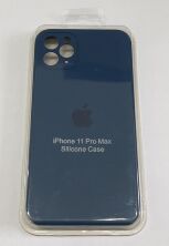 Чохол Silicone Case Copy Apple iPhone 11 Pro Max Square Navy Blue, 27