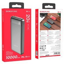 Power Bank Borofone BJ19 PD20W + QC3.0 10000mah ЧОРНИЙ