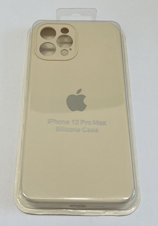 Чохол Silicone Case Copy Apple iPhone 12 Pro Max Square Antigue White. 20
