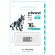 USB флеш 16Gb Wibrand lynx Silver 2.0