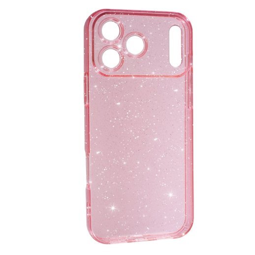 Силіконовий чохол Clear Shine для Apple iPhone 17 Pro Max Pink