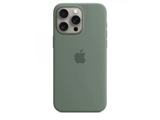 Silicone Case Original With MagSafe and Splash Apple iPhone 15 Pro Max Winter Blue