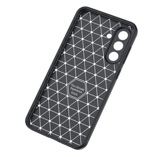 Накладка Tpu Carbon для Samsung A36 Black