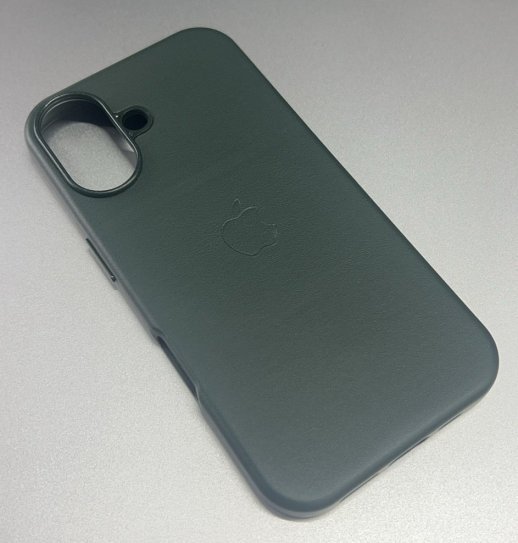 Чехол Leather Case Apple Iphone 16 MagSafe Blue