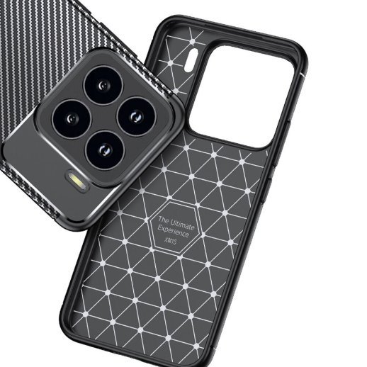 Накладка Tpu Carbon для Xiaomi 15 Black