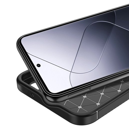 Накладка Tpu Carbon для Xiaomi 15 Black