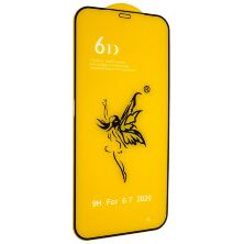 Захисне скло 6D PREMIUM APPLE IPHONE 12 PRO MAX 6,7" ЧОРНИЙ