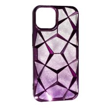 Накладка Abstraction Color для Apple iPhone 14 Violet