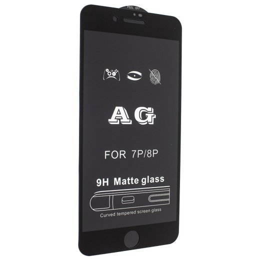 Захисне скло матове 11D 9H i-flexi FULL GLUE APPLE IPHONE 7 PLUS | 8 PLUS ЧОРНИЙ