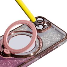Накладка TPU With Stand для Apple iPhone 15 Pink