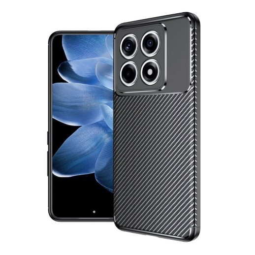 Накладка Tpu Carbon для Xiaomi 14T Pro Black