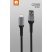 Кабель USB WUW X183 USB - Lightning 3A Тканина/метал чорний