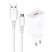 Мережевий зарядний пристрій WUW T66 2A + USB кабель Type-C