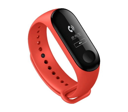 Ремінець для Xiaomi Mi Band 3 / 4 Original Design Wine Red