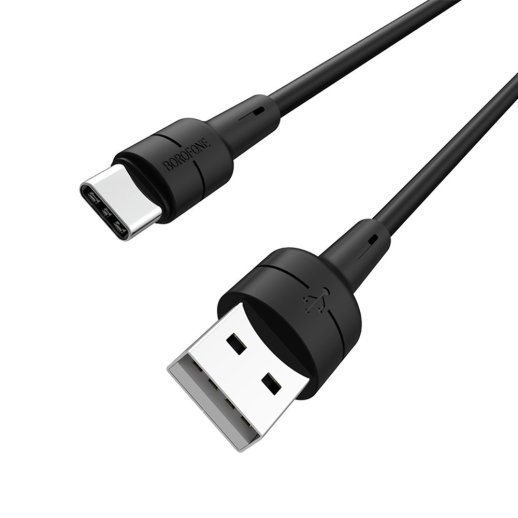 USB кабель BOROFONE BX30 USB - Type-C, чорний
