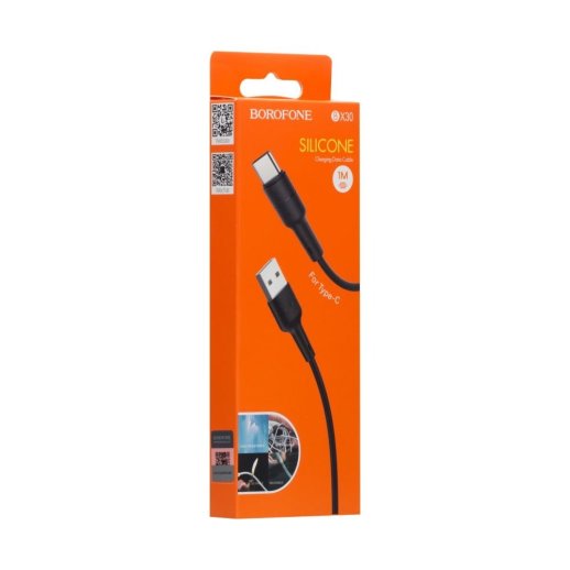 USB кабель BOROFONE BX30 USB - Type-C, чорний