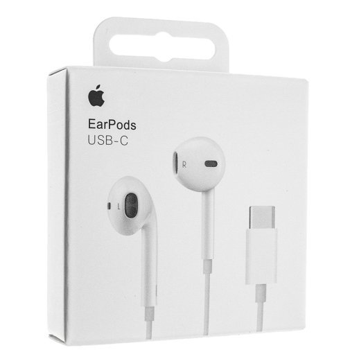 Навушники дротові EarPods APPLE original Model A....  Type-C CONNECTOR без упаковки
