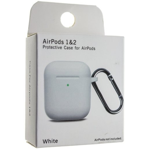 Чохол для AIRPODS 1/2 з КАРАБІНОМ (NEW)