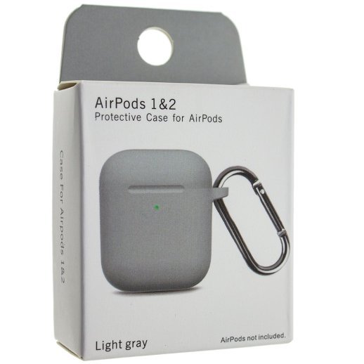 Чохол для AIRPODS 1/2 з КАРАБІНОМ (NEW)