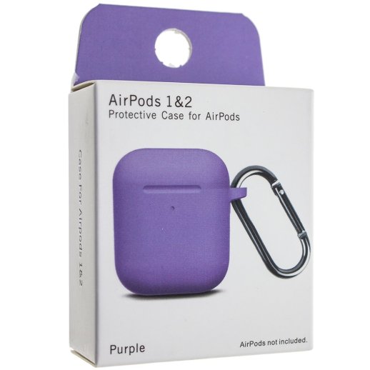 Чохол для AIRPODS 1/2 з КАРАБІНОМ (NEW)