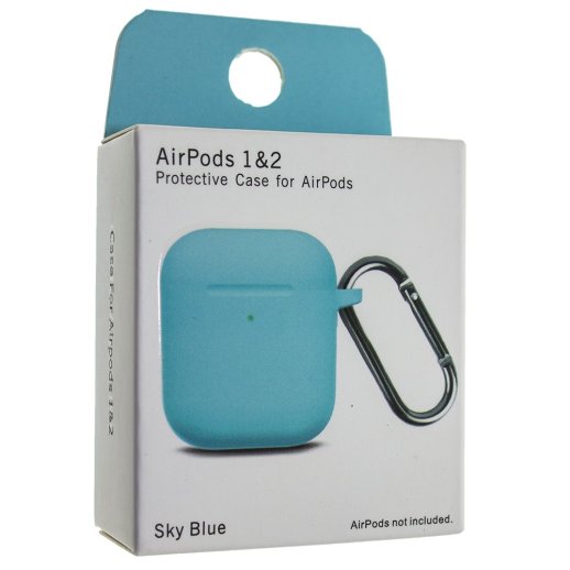 Чохол для AIRPODS 1/2 з КАРАБІНОМ (NEW)