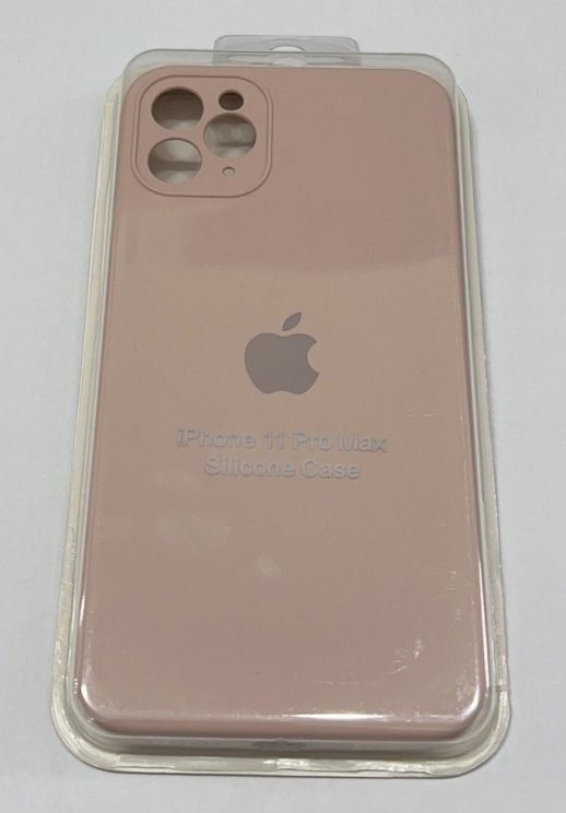 Чохол Silicone Case Copy Apple iPhone 11 Pro Max Square Pink Sand, 04