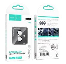 Скло для камери HOCO V15 APPLE iPhone 16 | iPhone 16 PLUS, СТАЛЕВИЙ