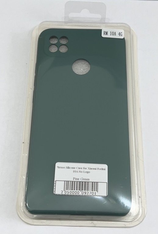 Чохол Silicone Case for Xiaomi Redmi 10A No Logo Pine Green