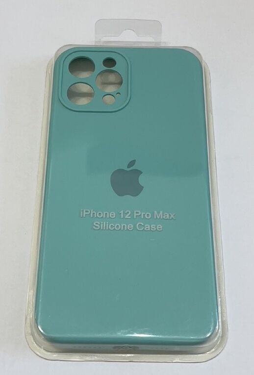 Чохол Silicone Case Copy Apple iPhone 12 Pro Max Square Mist Blue, 03